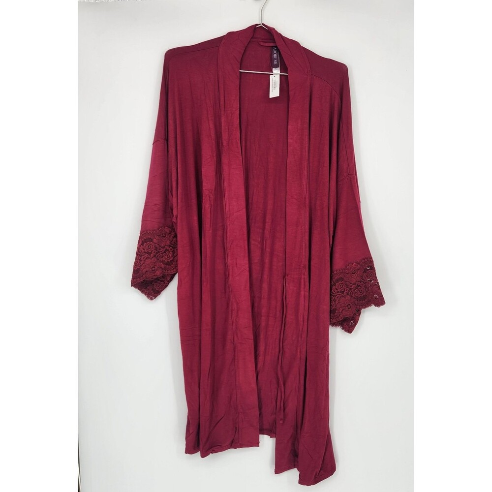 Adore Me Large Red Olenna Robe NWT